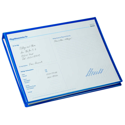 Artikelbild für BOI click Ringbücher 4-Ringe blau DIN A4, 10 St., Artikelnummer 701427