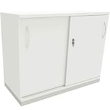 Artikelbild 1 für fm Schiebetürenschrank Sidney, 4260672331659 weiß 1 Fachboden 100,0 x 44,2 x 78,1 cm, Artikelnummer 131257