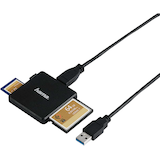 Artikelbild 1 für hama USB-3.0-Multikartenleser Multi-microSD, SD, Compact Flash-Kartenleser schwarz, Artikelnummer 375290