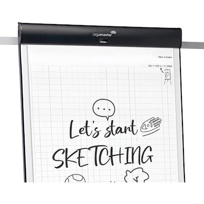 Artikelbild 5 für AKTION: Legamaster Flipchart SKETCH PRO 7-152910 + GRATIS 1x SKETCH ECO Papierblock (kariert), 2x edding 31 EcoLine Flipchartmarker, Artikelnummer 475719