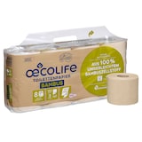 Artikelbild 1 für oecolife Toilettenpapier Bambus 3-lagig, 8 Rollen, Artikelnummer 671889
