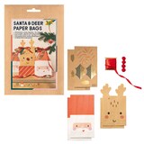Artikelbild 1 für folia Papiertüten Santa & Deer mehrfarbig, Artikelnummer 719459
