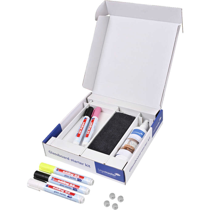 Artikelbild 3 für Legamaster Glas-Magnettafel Zubehör-Set Starter kit 11 Teile, Artikelnummer 247698