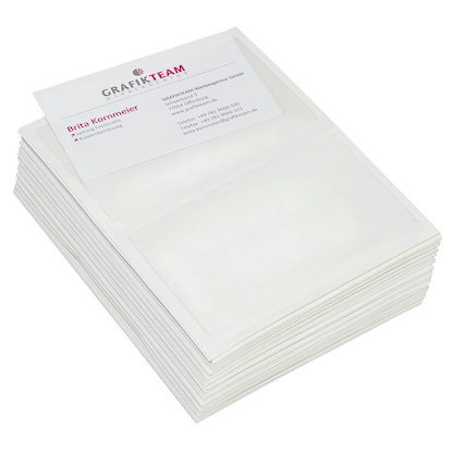 Artikelbild 2 für Probeco Visitenkartentaschen selbstklebend glasklar, für 1 Visitenkarte, 100 St., Artikelnummer 432211