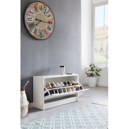 Artikelbild 4 für WOHNLING Schuhschrank, WL5.271 weiß 1 Fachboden 80,0 x 24,0 x 47,0 cm, Artikelnummer 906402