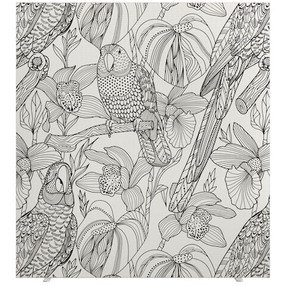 Artikelbild 2 für PAPERFLOW Trennwand easyScreen Tropical, 62463 bunt 160,0 x 173,4 cm, 1 St., Artikelnummer 205668
