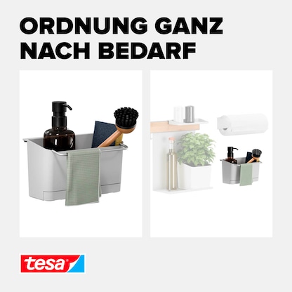 Artikelbild 5 für tesa Spülbecken-Organizer weiß, 1 Set, Artikelnummer 555001