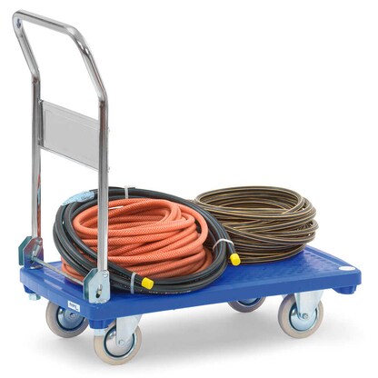 Artikelbild 2 für fetra Transportwagen 3130 blau 54,0 x 81,5 x 89,0 cm bis 200,0 kg, Artikelnummer 746588