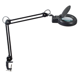 Artikelbild 1 für MAUL MAULviso LED Lupenleuchte schwarz 8 W mit Tischklemme, Artikelnummer 157798