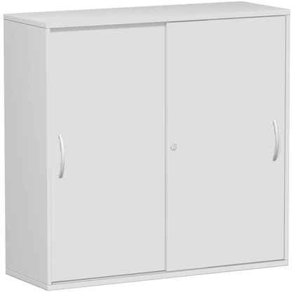Artikelbild für geramöbel Schiebetürenschrank Flex, S-312353-LL lichtgrau 2 Fachböden 120,0 x 42,5 x 118,2 cm, Artikelnummer 877124