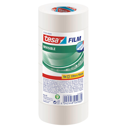 Artikelbild für tesa INVISIBLE Klebefilm matt 19,0 mm x 33,0 m 6 Rollen, Artikelnummer 730881