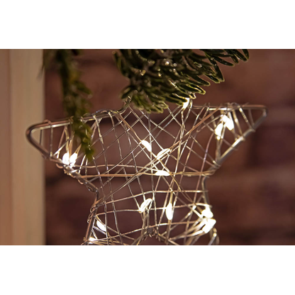 Artikelbild 15 für Idena Metallsterne LED Dekoleuchten weiß, 3 St., Artikelnummer 761922