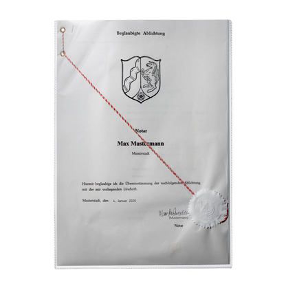 Artikelbild für DURABLE Dokumentenhüllen transparent A4, 10 St., Artikelnummer 584425