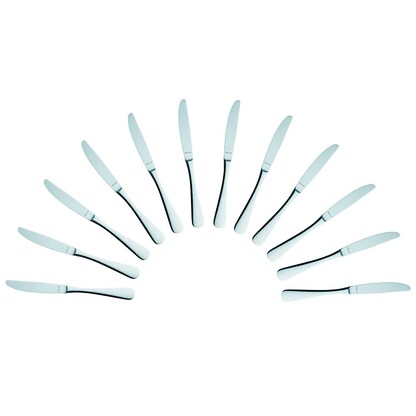 Artikelbild für solex® Dessertmesser Julia silber, 12 St., Artikelnummer 986752