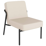 Artikelbild 1 für medso powered by PAPERFLOW Sessel MEDSO S creme schwarz Kunstleder 58,0 x 74,3 x 38,0 cm, 1 St., Artikelnummer 522019