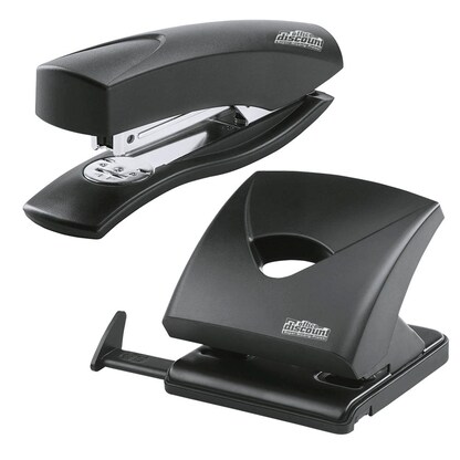 Artikelbild für office discount Locher und Heftgeräte Set schwarz, Artikelnummer 585505