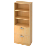 Artikelbild 1 für HAMMERBACHER Regalschrank 7300 NU, V7300/3/3/NU ahorn 80,0 x 42,0 x 200,4 cm, 1 St., Artikelnummer 865749