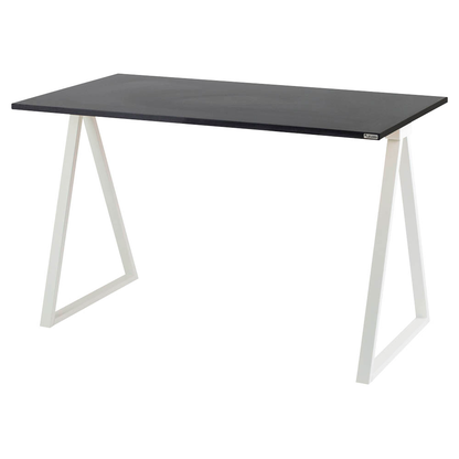 Artikelbild für PAPERFLOW easyHome LV9 Schreibtisch schwarz rechteckig, A-Fuß-Gestell weiß 110,0 x 60,0 cm, Artikelnummer 381794