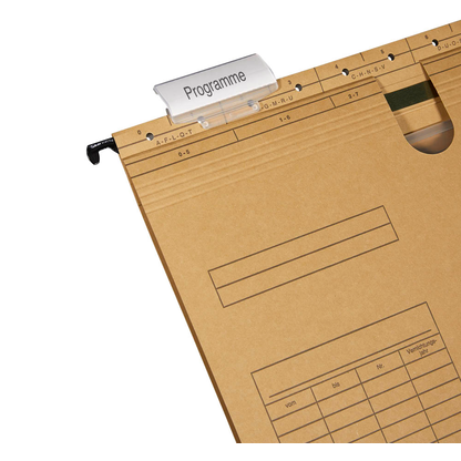 Artikelbild 4 für office discount Hängehefter Karton naturbraun DIN A4 1x kaufmännische Heftung, 50 St., Artikelnummer 501684