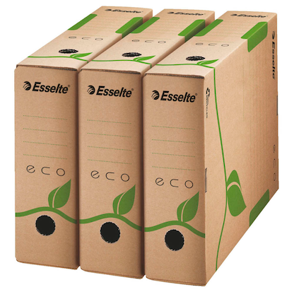 Artikelbild 14 für Esselte Archivboxen ECO braun 8,0 x 23,3 x 32,7 cm, 25 St., Artikelnummer 845887