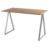 Artikelbild 1 für PAPERFLOW easyHome LV9 Schreibtisch walnuss rechteckig, A-Fuß-Gestell grau 110,0 x 60,0 cm, Artikelnummer 381812