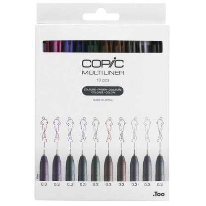 Artikelbild 4 für COPIC® Multiliner Color Fineliner farbsortiert 0,3 mm, 10 St., Artikelnummer 360939