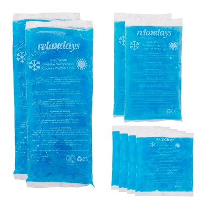 Artikelbild 7 für relaxdays Kühlpad-Set 8er 10026303_0 blau, 1 Set, Artikelnummer 140291