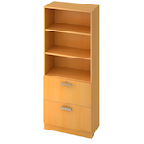 Artikelbild 1 für HAMMERBACHER Regalschrank 7300 NU, V7300/6/6/NU buche 80,0 x 42,0 x 200,4 cm, 1 St., Artikelnummer 865290