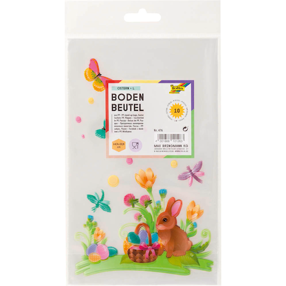 Artikelbild für folia PP-Bodenbeutel L Ostern 14,5 x 23,5 cm, 10 St., Artikelnummer 240121