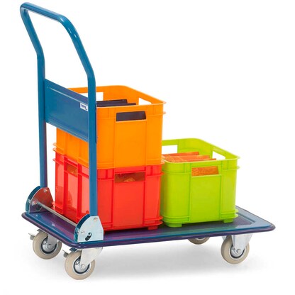 Artikelbild 2 für fetra Transportwagen klappbar 3101 blau 63,0 x 92,0 x 89,0 cm bis 250,0 kg, Artikelnummer 746619