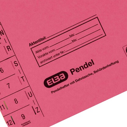 Artikelbild 8 für ELBA Pendelhefter Karton rot DIN A4 1x Amtsheftung, 1 St., Artikelnummer 258289