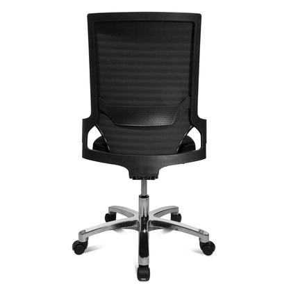 Artikelbild 3 für Topstar Bürostuhl Autosynchron®-2 Alu, AU2090 BI0 Stoff schwarz, Gestell alu, Artikelnummer 798678
