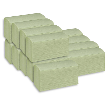 TORK Papierhandtücher 290179 H3 Advanced Zick-Zack-Falzung 2-lagig grün, 3.750 Tücher