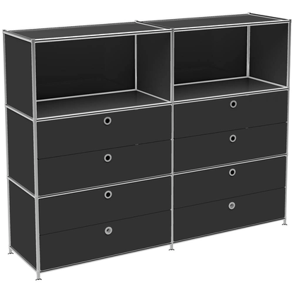 Artikelbild für viasit Sideboard System4, 47482 schwarz 152,9 x 40,4 x 118,2 cm, 1 St., Artikelnummer 276061