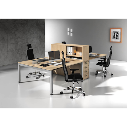 Artikelbild 5 für HAMMERBACHER Container-Aufsatz lichtgrau 42,8 x 80,0 x 53,0 cm, 1 St., Artikelnummer 500544