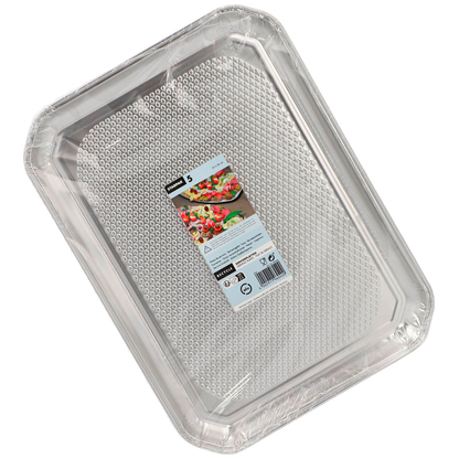 Artikelbild 2 für STARPAK Einweg-Servierplatten silber 26,0 x 3,5 cm, 5 St., Artikelnummer 120214