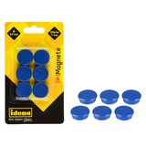 Artikelbild 1 für Idena Magnete blau, Kunststoff Ø 2,4 x 0,7 cm, 6 St., Artikelnummer 143137