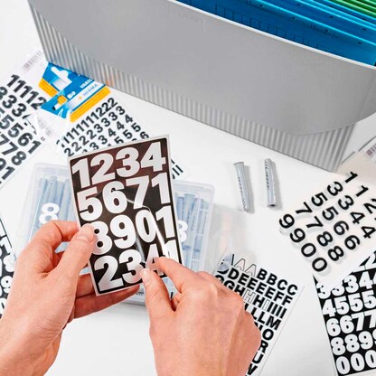 Artikelbild 2 für HERMA Klebebuchstaben 4163 Buchstaben A-Z, schwarz 15,0 x 15,0 mm, 36 Etiketten, Artikelnummer 894877