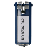 Artikelbild 1 für DURABLE Schlüsselanhänger KEY CLIP blau, 6 St., Artikelnummer 569574