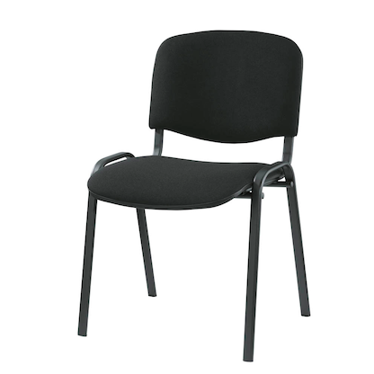 Artikelbild 3 für Nowy Styl Besucherstühle Iso ISO BLACK 1.3 C11 schwarz Stoff, 4 St., Artikelnummer 104493
