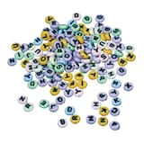 Artikelbild 1 für Rayher Bastelzubehör Plastikperlen Buchstaben rund mehrfarbig, Artikelnummer 124604