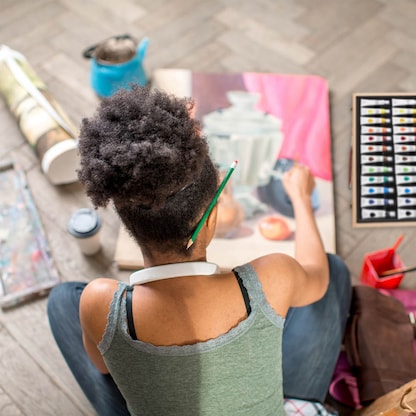 Artikelbild 3 für relaxdays Malkoffer farbsortiert, 1 Set, Artikelnummer 454682