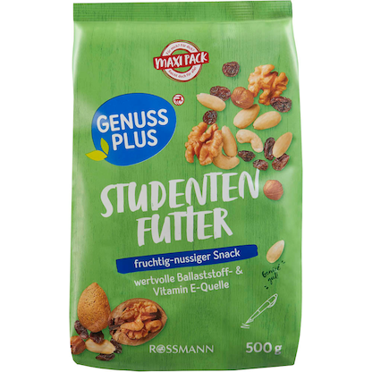Artikelbild 3 für GENUSS PLUS STUDENTENFUTTER 500,0 g, Artikelnummer 667442