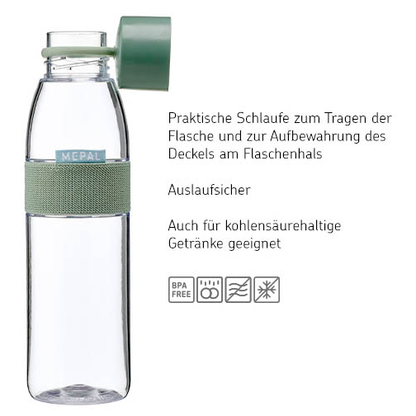 Artikelbild 2 für MEPAL Trinkflasche Ellipse nordic sage 500,0 ml, 1 St., Artikelnummer 435049