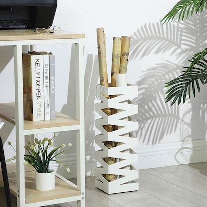 Artikelbild 7 für SONGMICS Schirmständer LUC16W weiß, Metall, Artikelnummer 439319