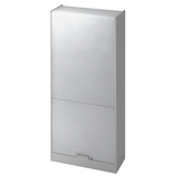 Artikelbild 1 für HAMMERBACHER SET90 Rollladenschrank lichtgrau, silber 4 Fachböden 90,0 x 40,0 x 200,4 cm, Artikelnummer 865269