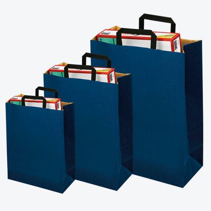 Artikelbild 2 für VP Papier-Tragetaschen Topcraft blau 22,0 x 36,0 cm, 50 St., Artikelnummer 825737