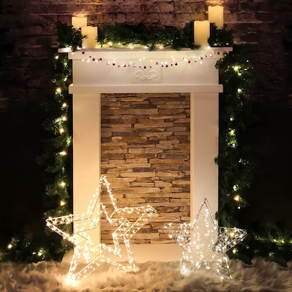 Artikelbild 4 für Idena Tannengirlande 100er LED Lichterkette grün 5,0 m, 1 St., Artikelnummer 761854