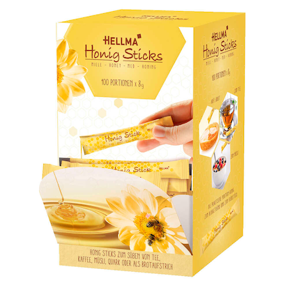Artikelbild für HELLMA Honigsticks, 100 x 8,0 g, Artikelnummer 131969