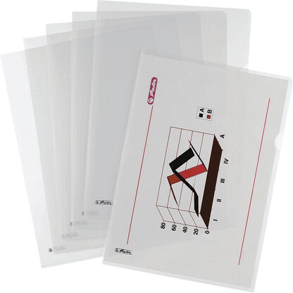 Artikelbild für herlitz Sichthüllen DIN A4 glasklar glatt 0,11 mm, 100 St., Artikelnummer 351811